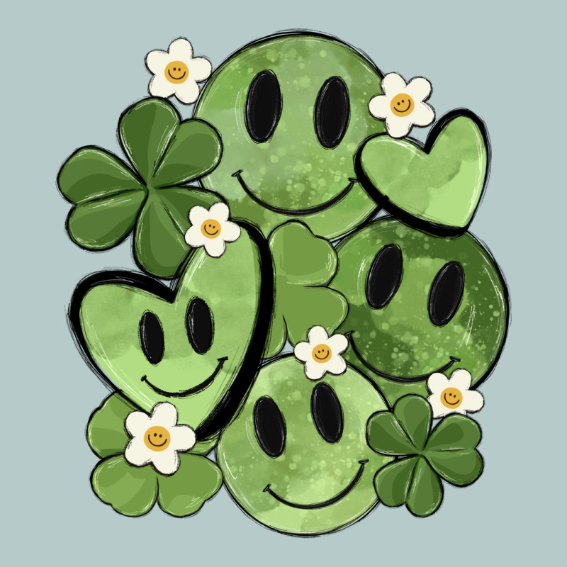 St. Patrick's Day Green Smile Heavy Core Tee by MaliasSmallBusiness | Teevron