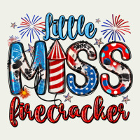 Little Miss Firecracker 4th Of July Urban Heavy Tee | Teevron