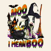 Moo I Mean Boo Holstein Cow Vintage Tee | Teevron