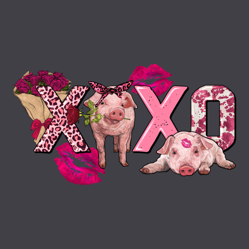 Valentine's Day Pig Xoxo Heavyweight Hoodie by FaDigitalArtStudio | Teevron