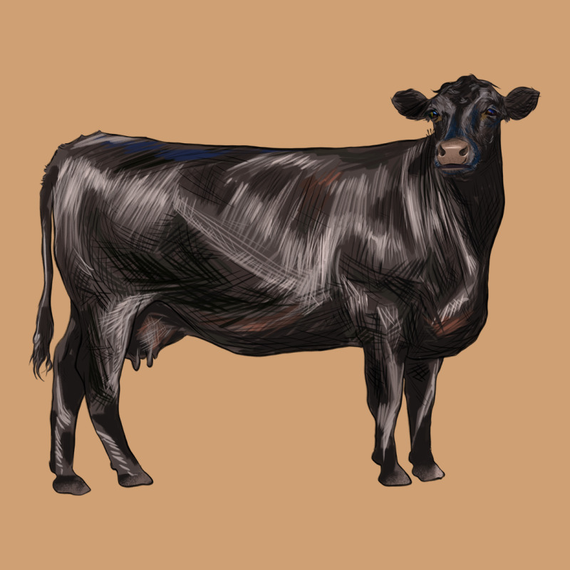 Black Angus Cow Vintage Tee by LillyAllenDesigns | Teevron