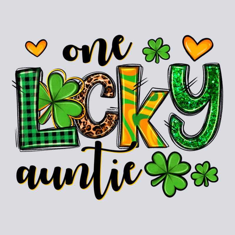 One Lucky Auntie St. Patrick's Zipper Hoodie by OliviaCreatesArt | Teevron