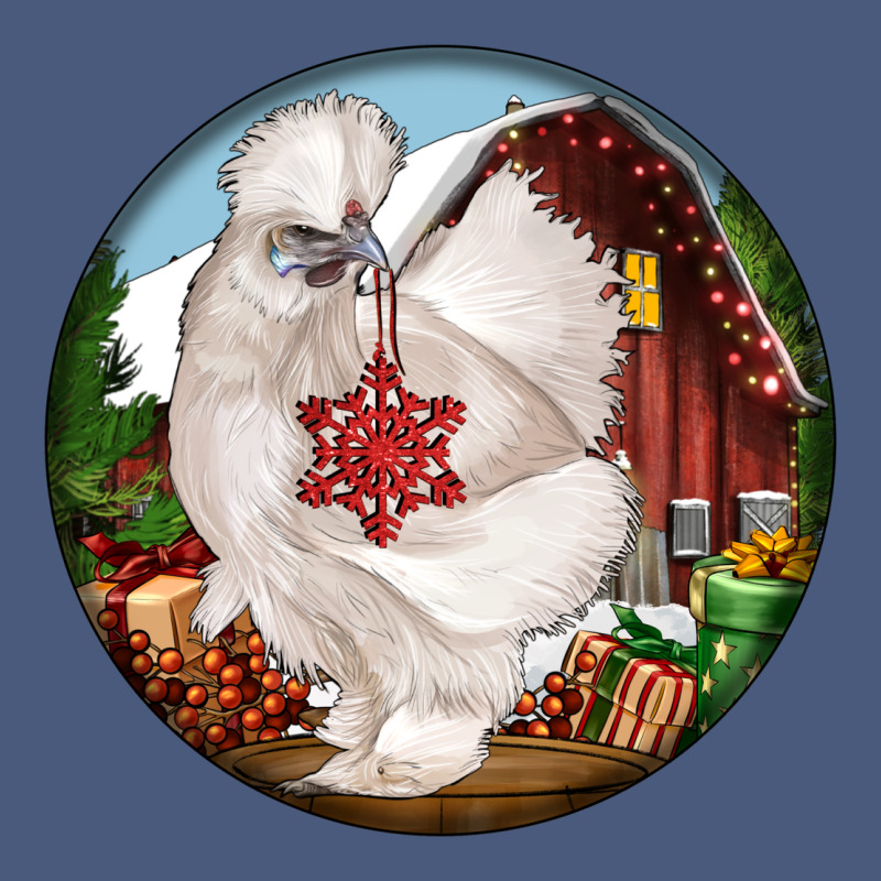 Silkie Chicken Christmas Vintage Hoodie by LillyAllenDesigns | Teevron