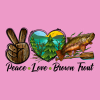 Peace Love Brown Trout Urban Hoodie | Teevron