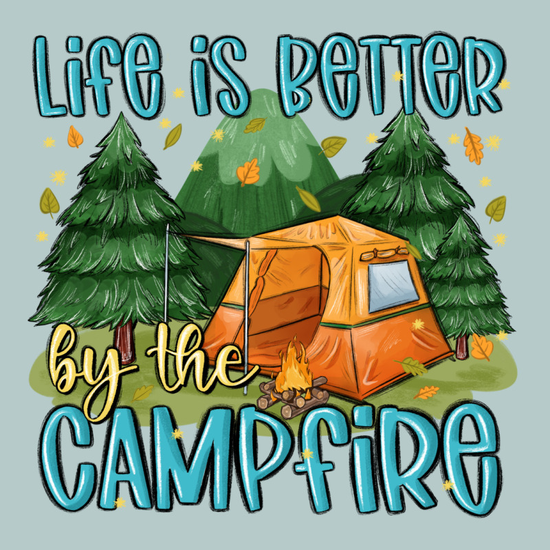 Life Is Better By The Camp Fire Heavy Core Tee by MaliasSmallBusiness | Teevron