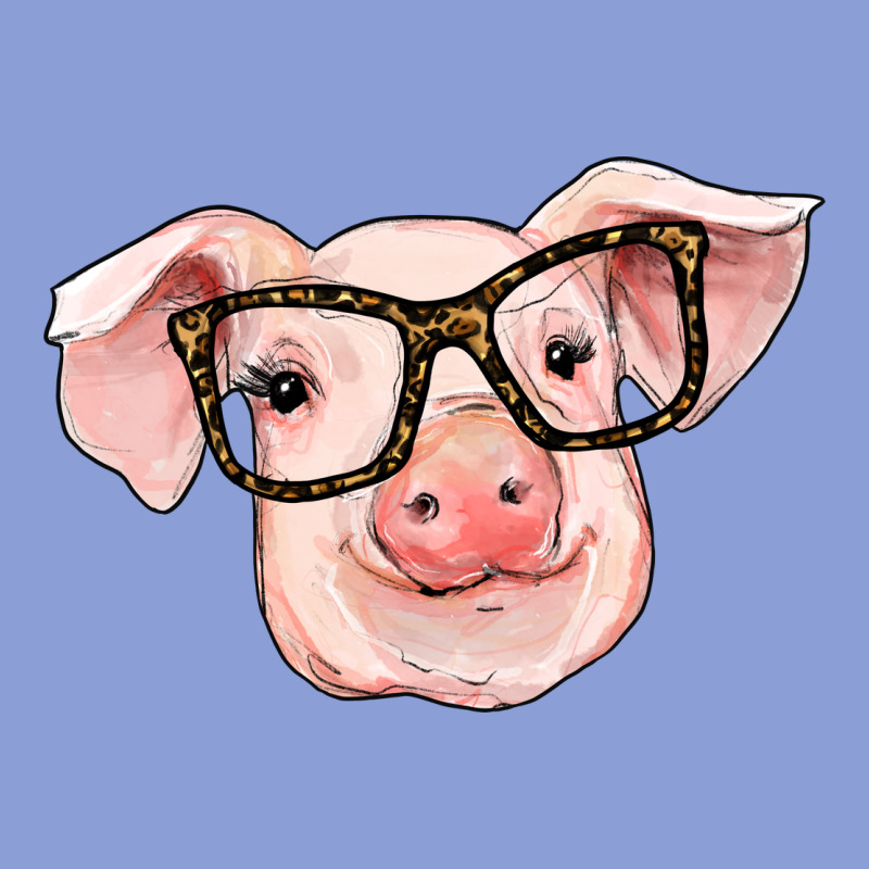 Pig With Glasses Long Sleeve Tee by RanaPortraitStore | Teevron