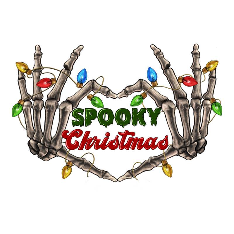 Spooky Christmas Skeleton Hands Premium Sweatshirt by FaDigitalArtStudio | Teevron