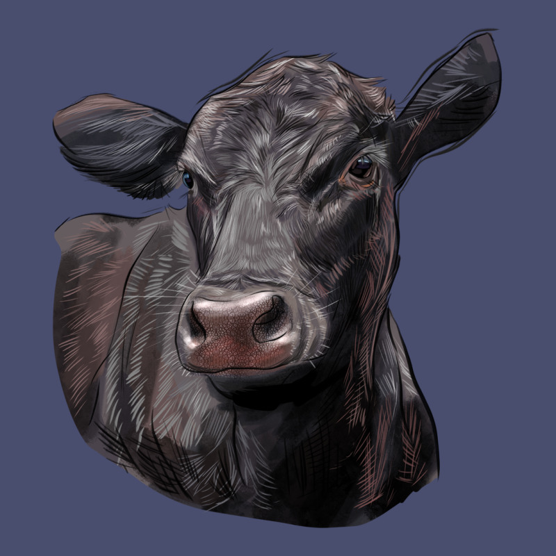 Black Angus Cow Illustrations Vintage Tee by LillyAllenDesigns | Teevron