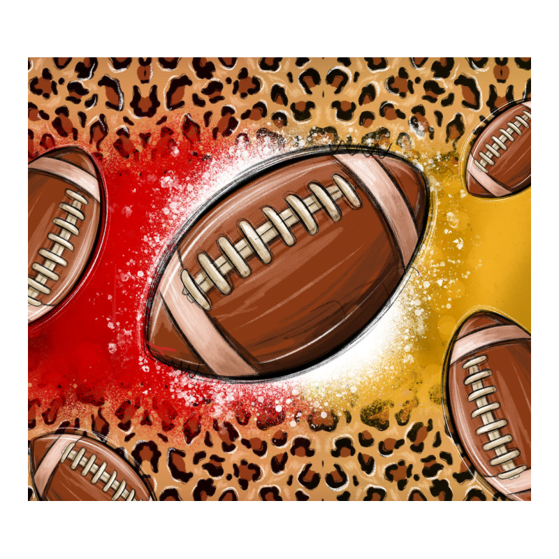 Team Color Red And Gold Football Premium Tee by MaliasSmallBusiness | Teevron