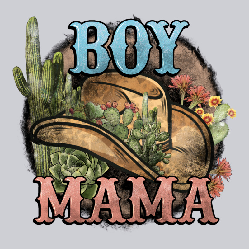 Boy Mama Western Cactus Cowboy Heavyweight Sweatshirt by HowdyJamesFarm | Teevron