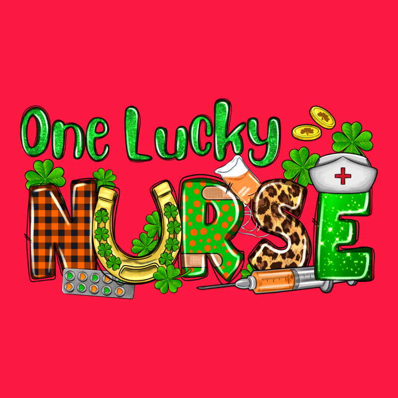 St. Patrick's One Lucky Nurse Zipper Hoodie by OliviaCreatesArt | Teevron