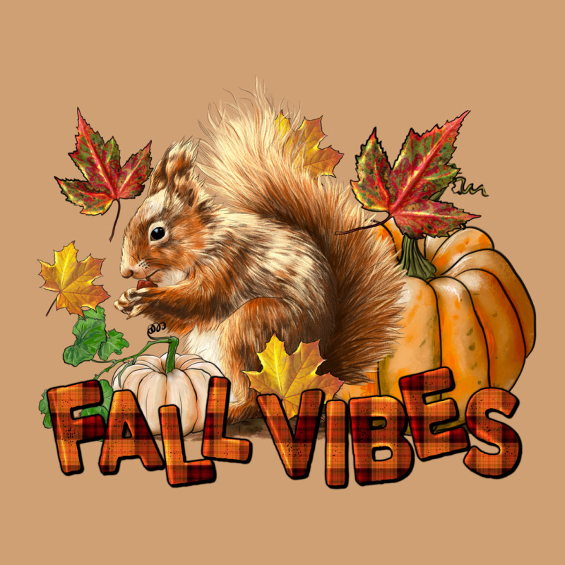 Fall Vibes Squirrel Vintage Tee by LillyAllenDesigns | Teevron