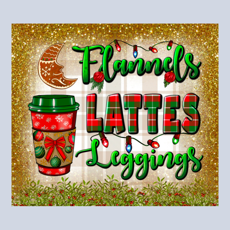 Flannels Lattes Leggings Tumbler Premium Sweatshirt by BundleAndBundleShop | Teevron