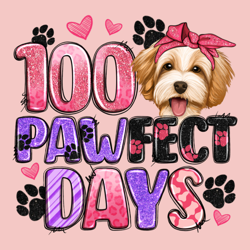 100 Pawfect Days Urban Heavy Tee by Artiststas | Teevron