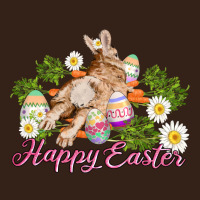 Easter Bunny With Carrots And Daisy Heavy Core Tee | Teevron