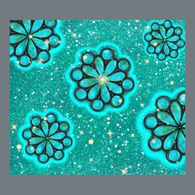 Glitter Turquoise Heavyweight Sweatshirt by TumblerDesignByShophia | Teevron