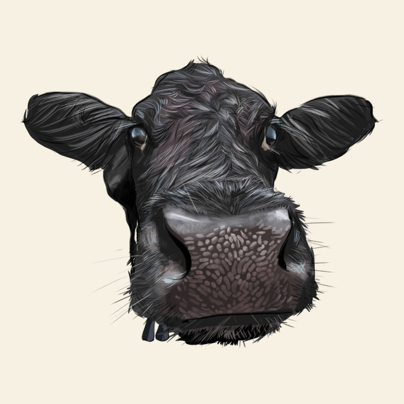 Black Angus Heifer Vintage Tee by LillyAllenDesigns | Teevron