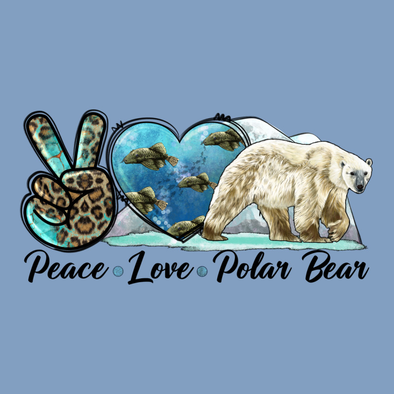 Peace Love Polar Bear Urban Hoodie by LillyAllenDesigns | Teevron