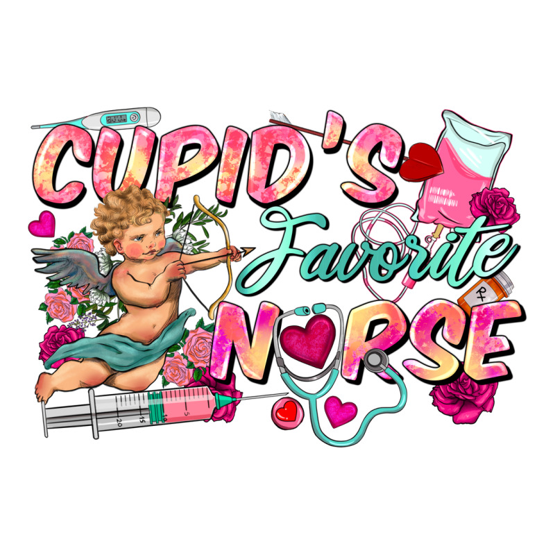 Cupid's Favorite Nurse Premium Sweatshirt by FaDigitalArtStudio | Teevron
