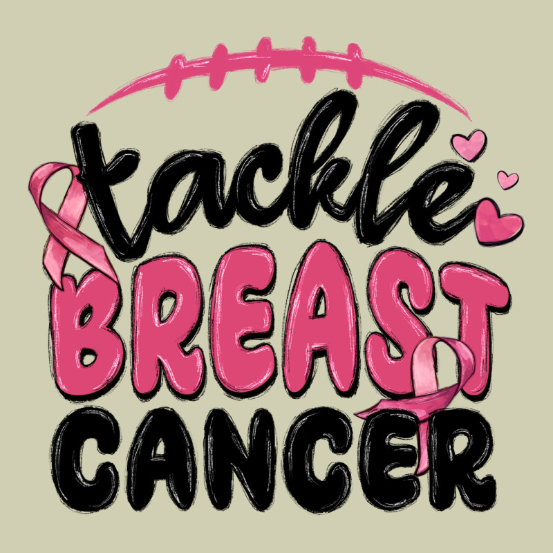 Tackle Breast Cancer Heavy Core Tee by MaliasSmallBusiness | Teevron