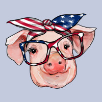 American Flag With Pig Long Sleeve Tee | Teevron