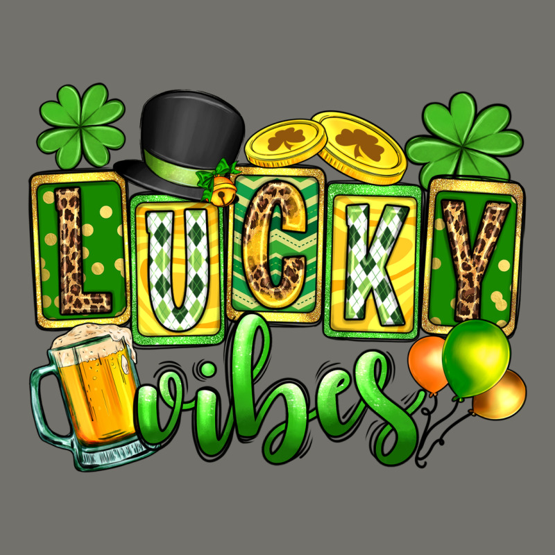 St. Patrick's Lucky Vibes Premium Hoodie by OliviaCreatesArt | Teevron