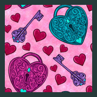 Valentines Day Lock And Key Seamless Pattern Premium Sweatshirt | Teevron