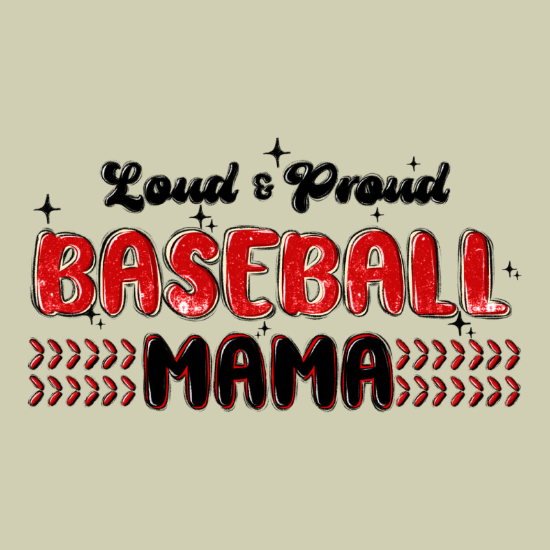 Loud And Proud Baseball Mama Heavy Core Tee by MaliasSmallBusiness | Teevron