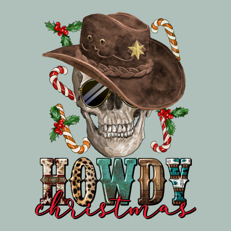 Howdy Christmas Skull Heavyweight Hoodie by FaDigitalArtStudio | Teevron