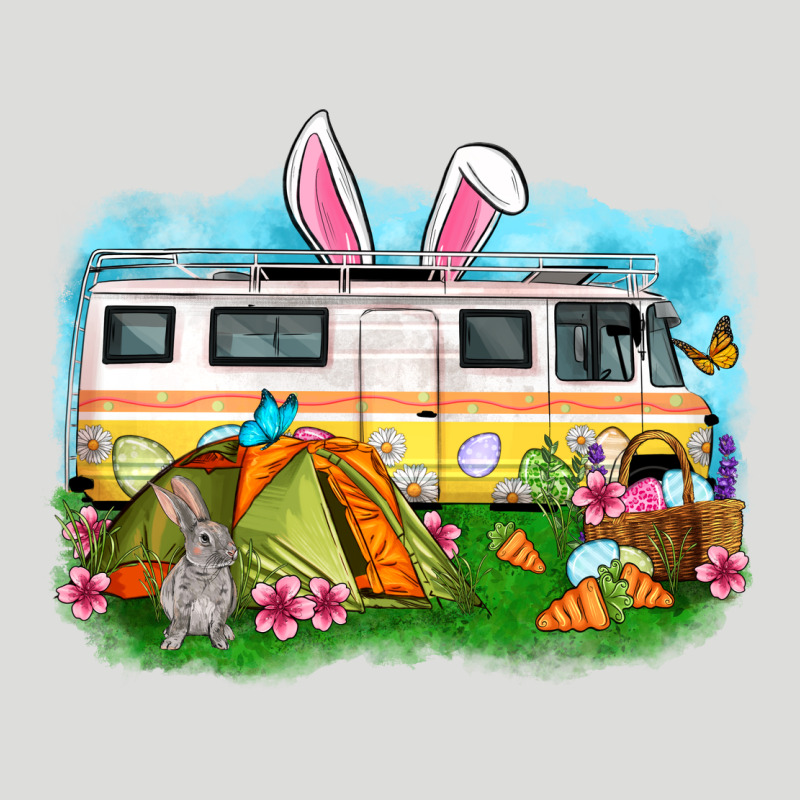 Easter Day Camper Zipper Hoodie by OliviaCreatesArt | Teevron