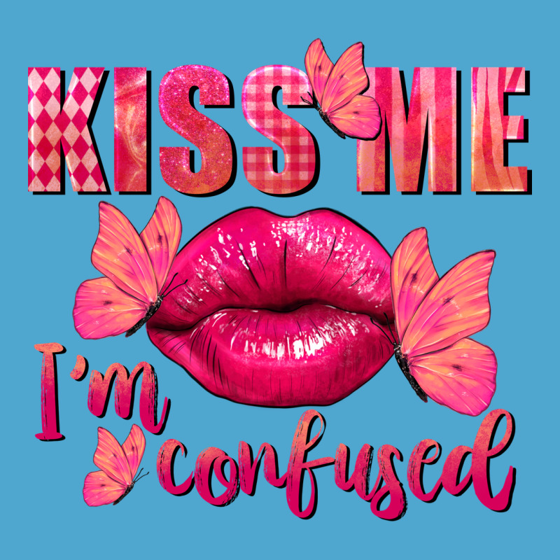 Kiss Me I'm So Confused Valentine's Day Premium Hoodie by FaDigitalArtStudio | Teevron