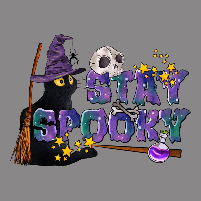 Stay Spooky With Black Cat Vintage Tee by LillyAllenDesigns | Teevron