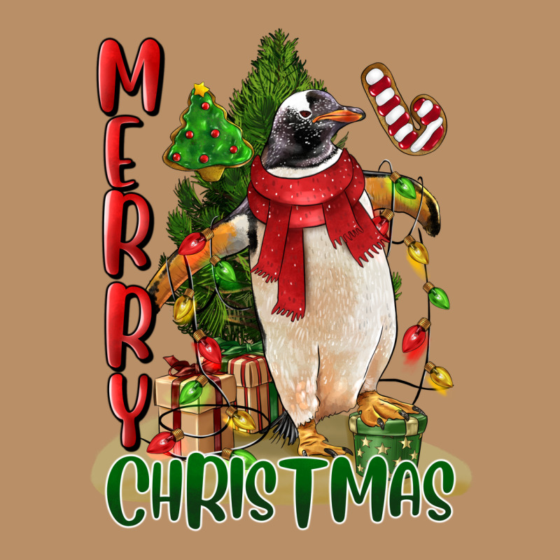 Merry Christmas Penguin Vintage Hoodie by LillyAllenDesigns | Teevron
