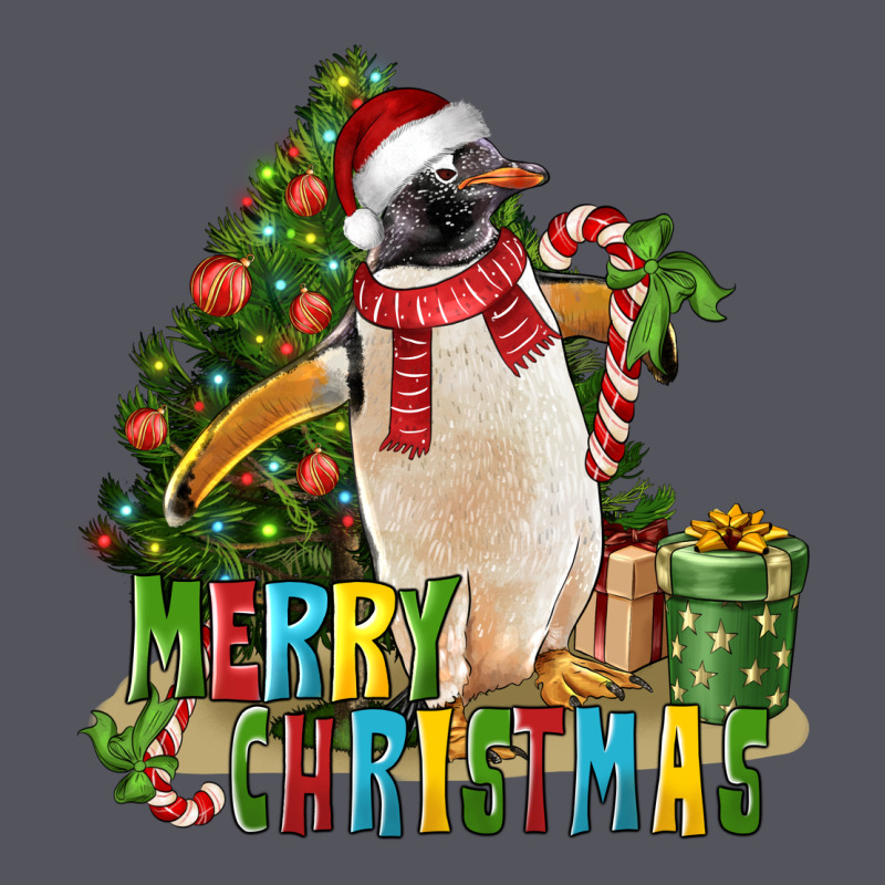 Merry Christmas Penguin Vintage Hoodie by LillyAllenDesigns | Teevron
