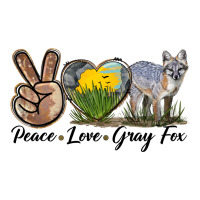 Peace Love Gray Fox | Teevron