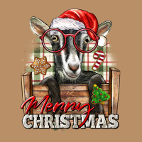 Merry Christmas Alpine Goat Vintage Hoodie | Teevron