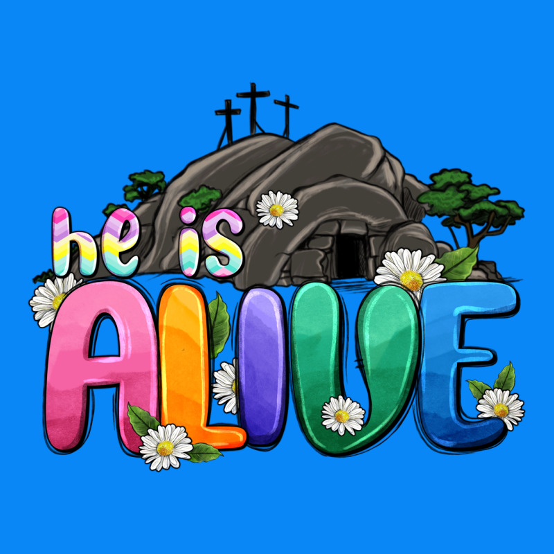 Easter Day He Is Alive Zipper Hoodie by OliviaCreatesArt | Teevron