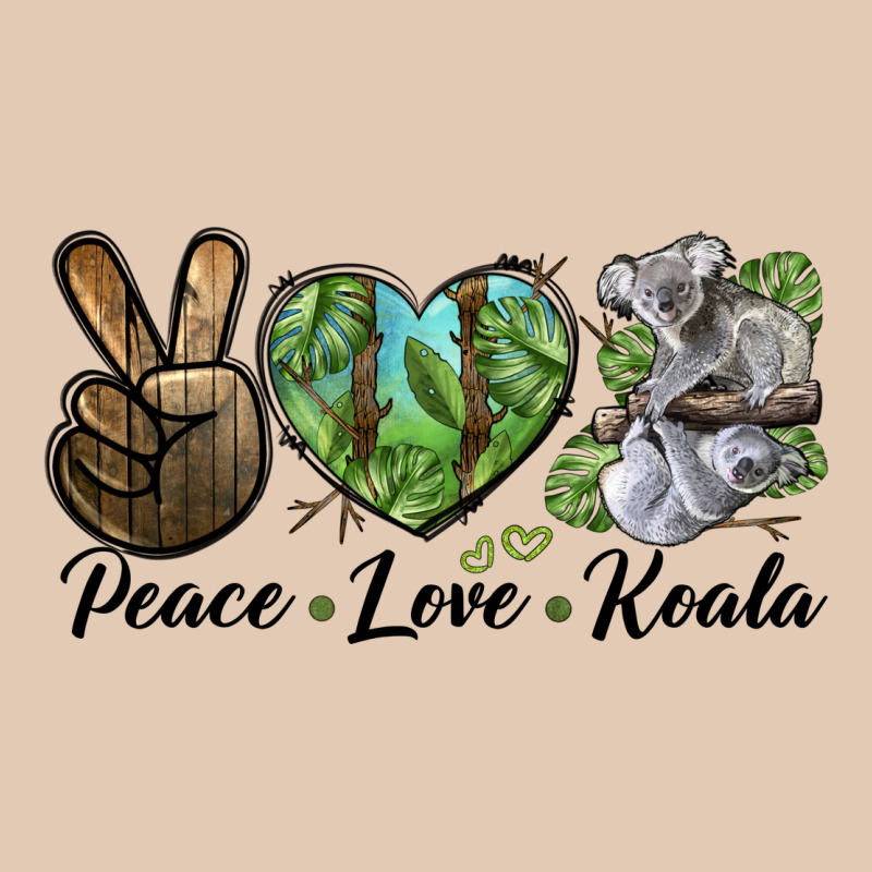 Peace Love Koala Urban Hoodie by LillyAllenDesigns | Teevron