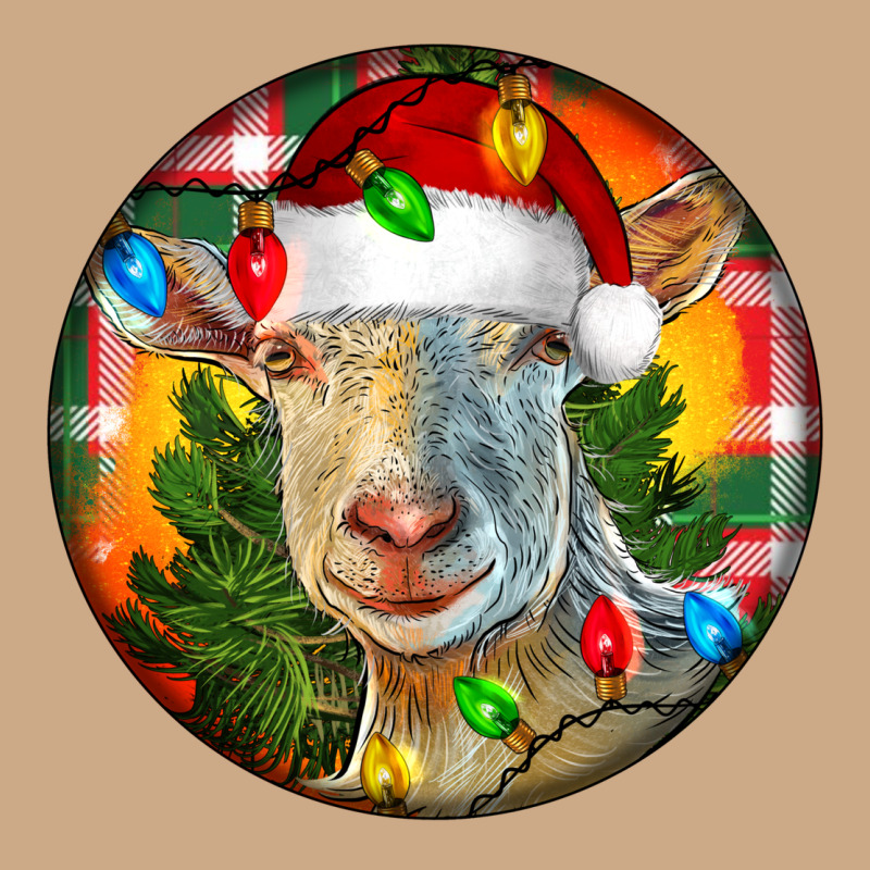 Saanen Goat Christmas Vintage Hoodie by LillyAllenDesigns | Teevron