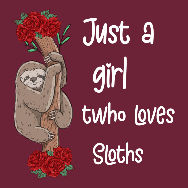 Just A Girl Who Loves Sloths Long Sleeve Tee by Bettercallsaul | Teevron
