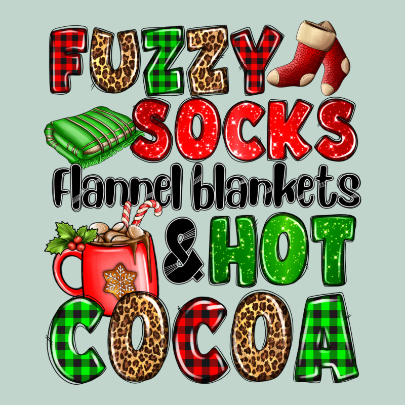 Fuzzy Socks Flannel Blankets And Hot Cocoa Zipper Hoodie by OliviaCreatesArt | Teevron