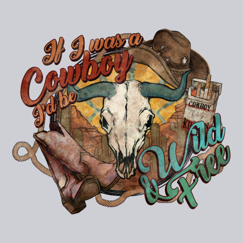 Cowboy Wild And Free Western Heavyweight Sweatshirt by HowdyJamesFarm | Teevron