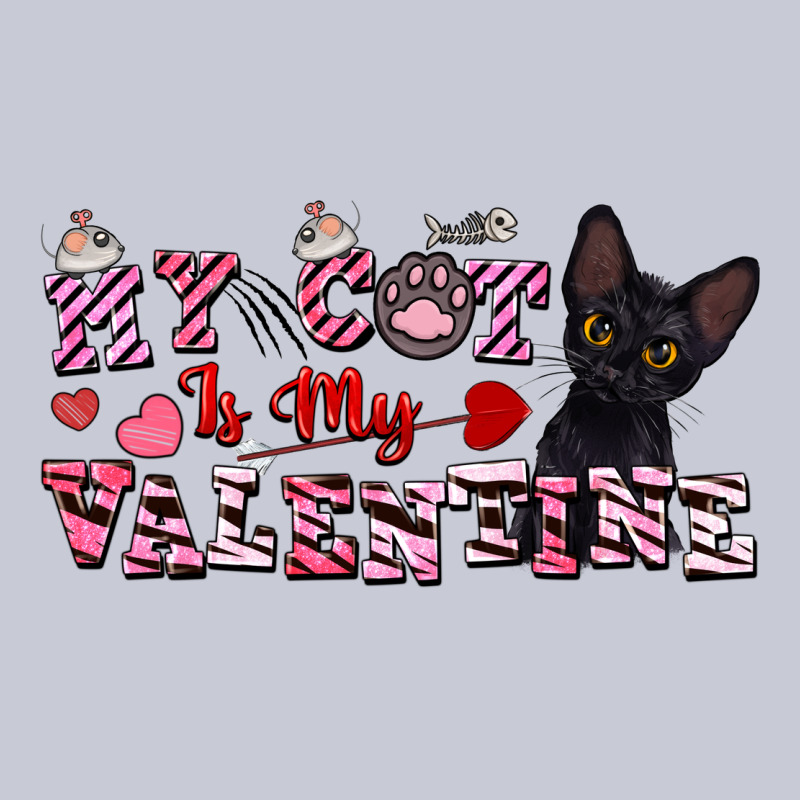 My Cat Is My Valentine Heavyweight Hoodie by FaDigitalArtStudio | Teevron