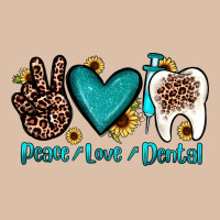 Peace Love Dental Urban Heavy Tee | Teevron