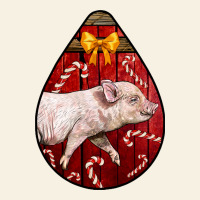 Christmas Pig Vintage Tee | Teevron