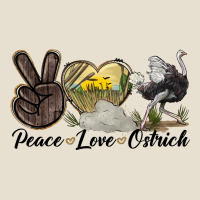 Peace Love Ostrich Urban Hoodie | Teevron