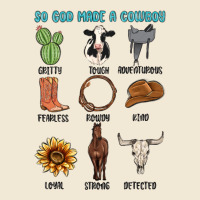 So God Made A Cowboy Premium Tee | Teevron