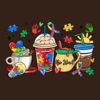 Autism Awareness Day Coffee Cups Heavy Core Tee | Teevron