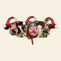 Christmas Holstein Cows Vintage Tee | Teevron