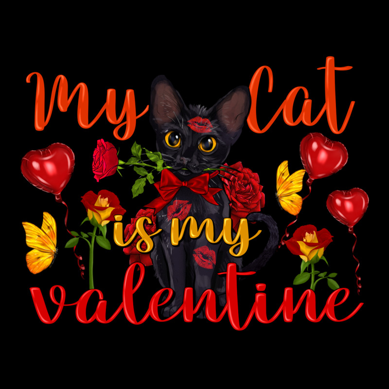 My Cat Is My Valentine Valentine's Day Premium Sweatshirt by FaDigitalArtStudio | Teevron